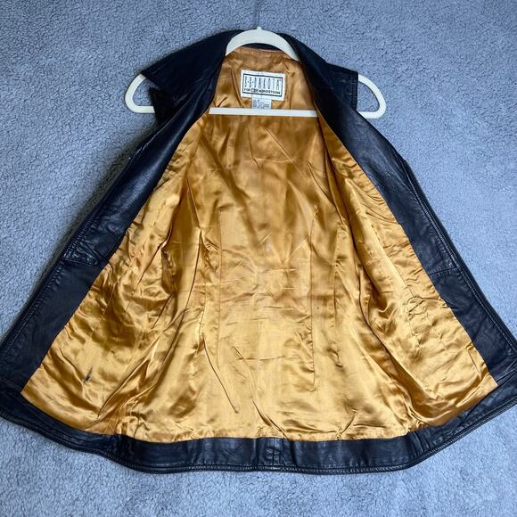 Vintage Leather Vest Womens Medium BB DAKOTA by BP NORDSTROM Black - Picture 11 of 16